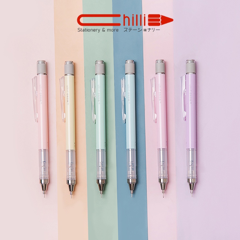 Bút chì bấm Tombow Monograph Pastel nhiều màu CHILLI