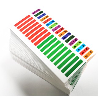Giấy dán nốt cho đàn kalimba trang trí đàn kalimba