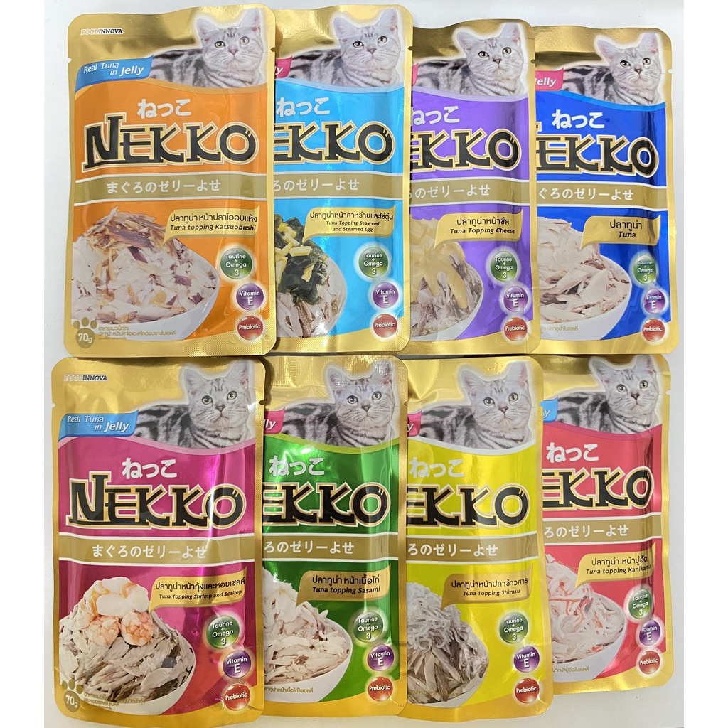 Pate Nekko các loại cho mèo [Gói 70g]