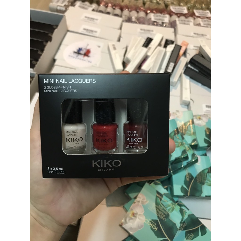 Set sơn móng KIKO mini_Mini Nail Lacquers