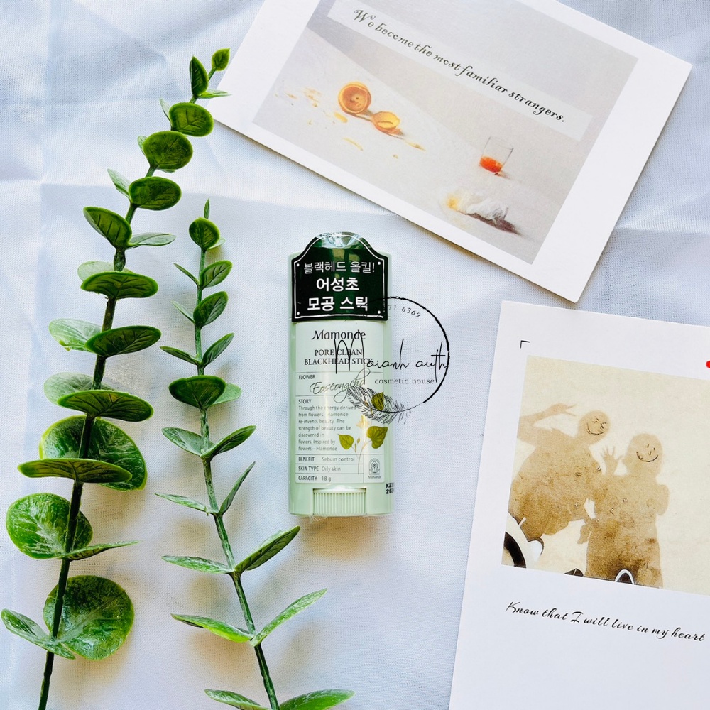 Thanh lăn giảm mụn đầu đen Mamonde Pore Clean Blackhead Stick