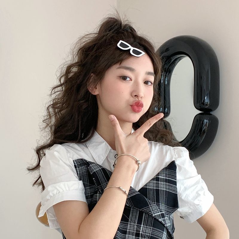 Kẹp Tóc Hình Mắt Kính Dễ Thương Vui Nhộn Sáng Tạo Cho Nữ