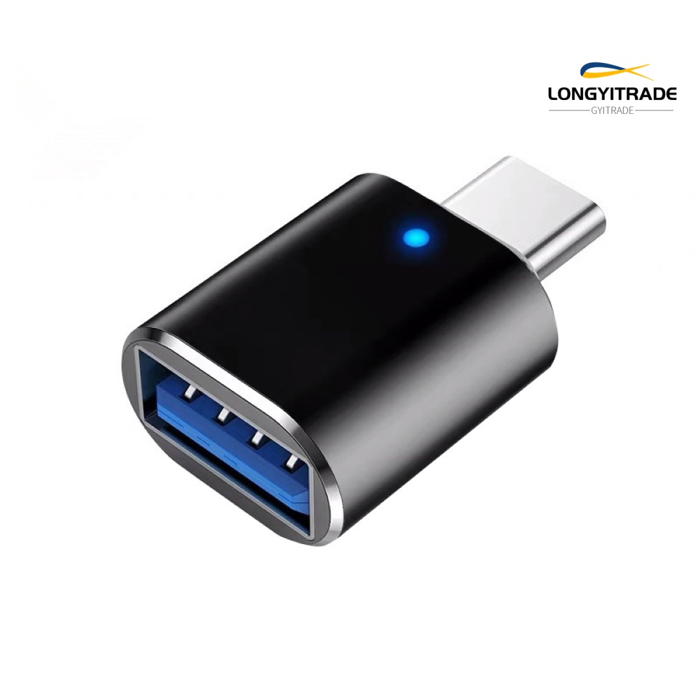 Set 2 Đầu Chuyển Đổi Từ Cổng Usb Sang Giác Cắm Type-C Tiện Dụng Điện Thoại