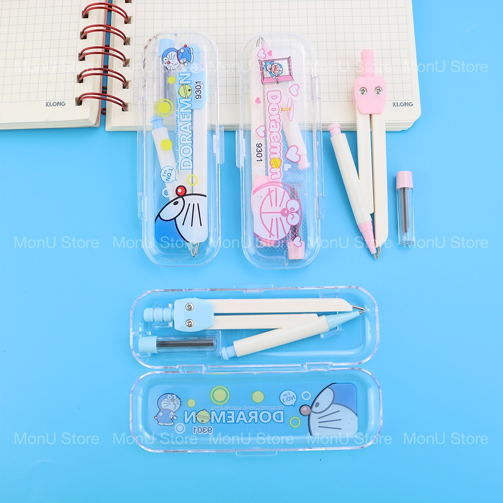 Compa kèm bút chì ngòi DORAEMON DOREMON dễ thương cute MON0303 TooYoo