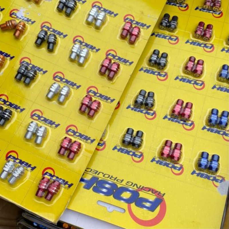 Giá 1 đôi] Ốc mặt cười chân gương xe máy 10mm gen xuôi,gen ngược