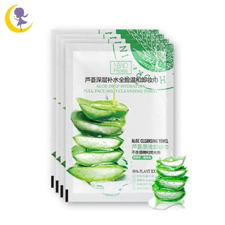 Khăn Tẩy Trang Công Thức Lô Hội Dùng 1 Lần