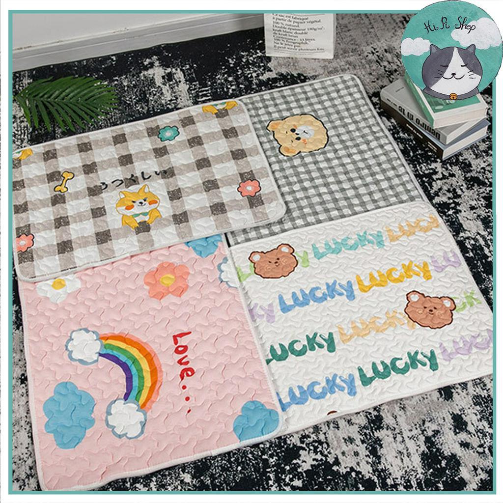 Thảm Vải Mùa Hè Cho Chó Mèo - Thảm Nằm Mùa Hè Chống Nóng Cho Thú Cưng