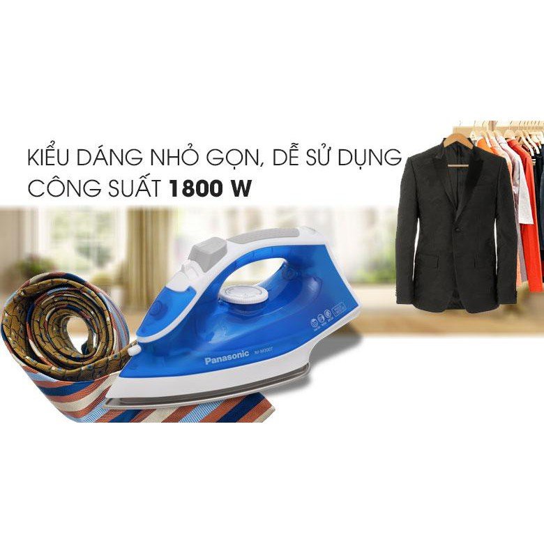 àn Ủi Hơi Nước Panasonic NI-M300TVRA - Hàng Chính Hãng - Xanh Dương
