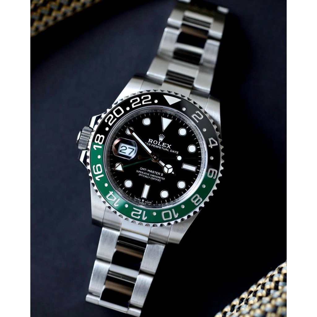 Đồng Hồ Nam Rolex GMT Master II Nhà Máy RL Siêu Cấp Như Au - Máy Automatic Thụy Sĩ - Size 40mm - Bảo Hành 5 Năm