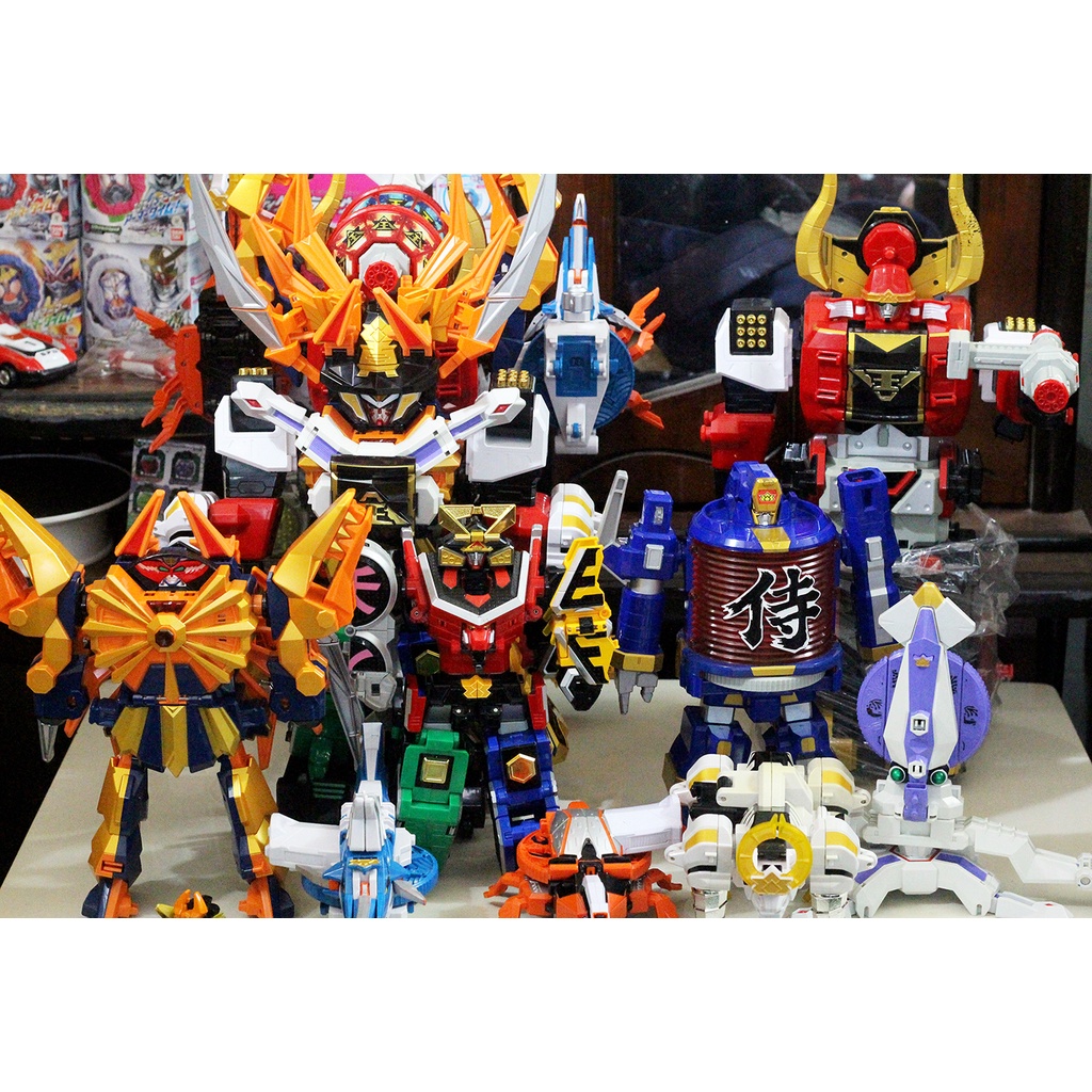 Đồ Chơi Chiến Đội Siêu Nhân Thần Kiếm Samurai Sentai Shinkenger các loại