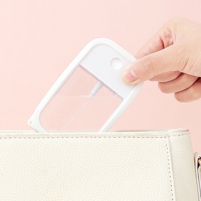 Hộp Nhựa Xịt Sát Khuẩn Cầm Tay, Hộp Chiết Cồn, Mỹ Phẩm, Nước Rửa Tay MangTheo Người, Bỏ Túi Khi Ra Ngoài. Kingler 7144