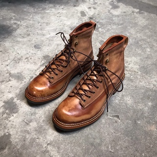 Whitesb00ts lineman cowboys packer escanor, giày whitesboots lineman, giày boot cao cổ nam giới