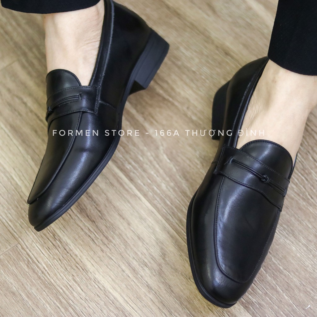 Giày lười Loafer Mặc quần Âu siêu chất có thiết kế đơn giản được bảo hành da 12 tháng