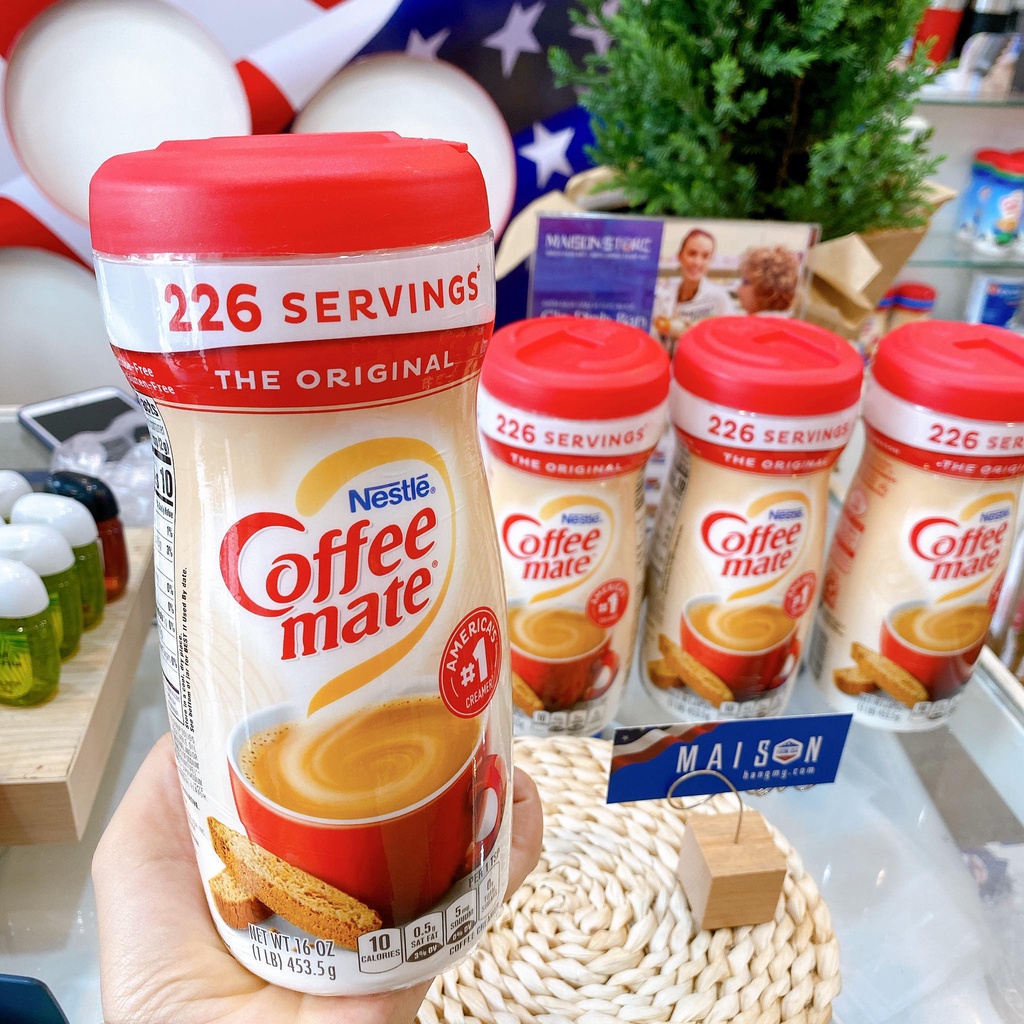 BỘT KEM PHA CÀ PHÊ NESTLÉ COFFEE MATE - Hàng Nhập USA Chính Hãng