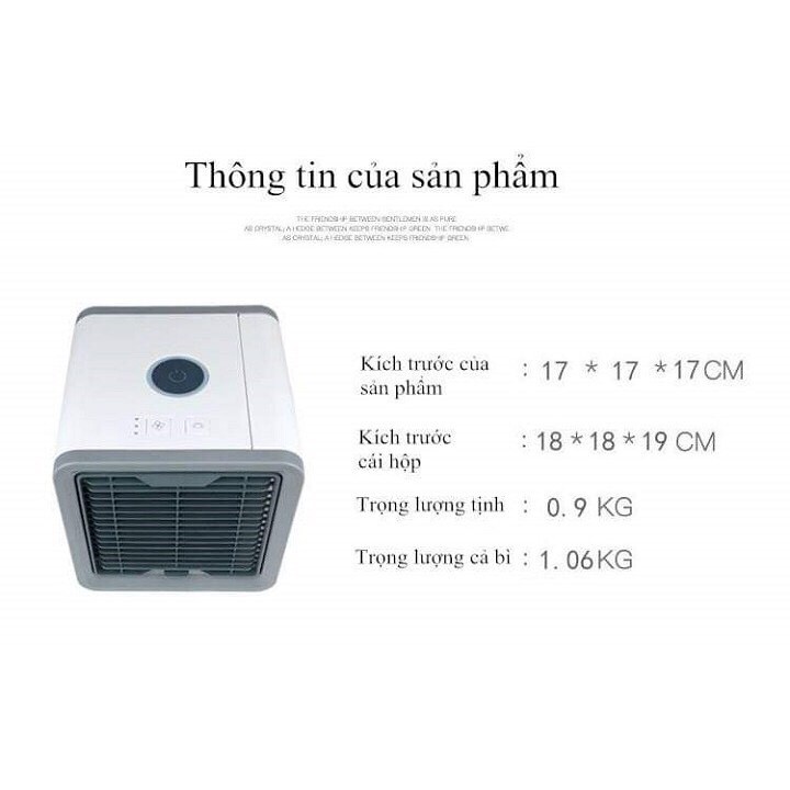 [Mã ELHA22 giảm 5% đơn 300K] QUẠT PHUN NƯỚC MINI HAY QUẠT ĐIỀU HÒA CHẠY ĐIỆN 5V NHỎ GỌN