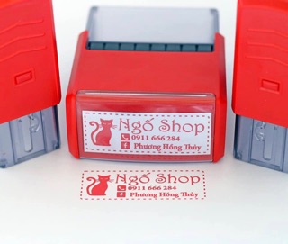 Dấu khắc tên shop Shiny