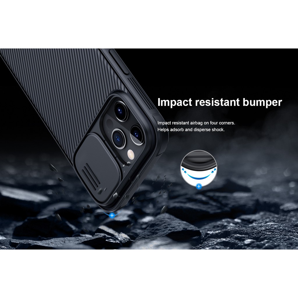 Ốp Lưng Nillkin CamShield Pro Cho iPhone 12 Mini / 12 &amp; 12 Pro / 12 Pro Max.