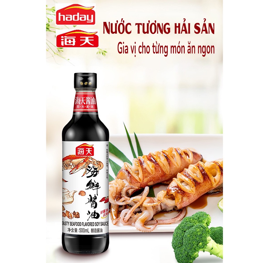 Nước tương hải sản hải thiên 500ml - ảnh sản phẩm 3