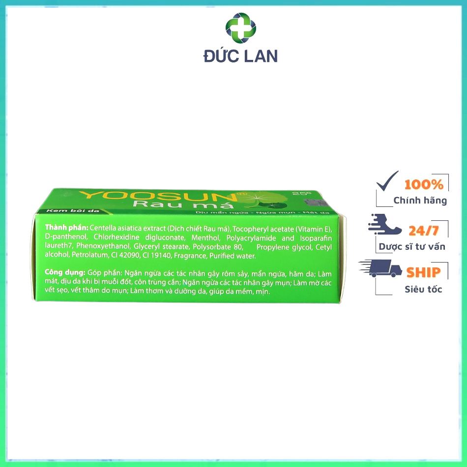 YOOSUN RAU MÁ -  HỖ TRỢ MỜ THÂM VÀ MỜ SẸO