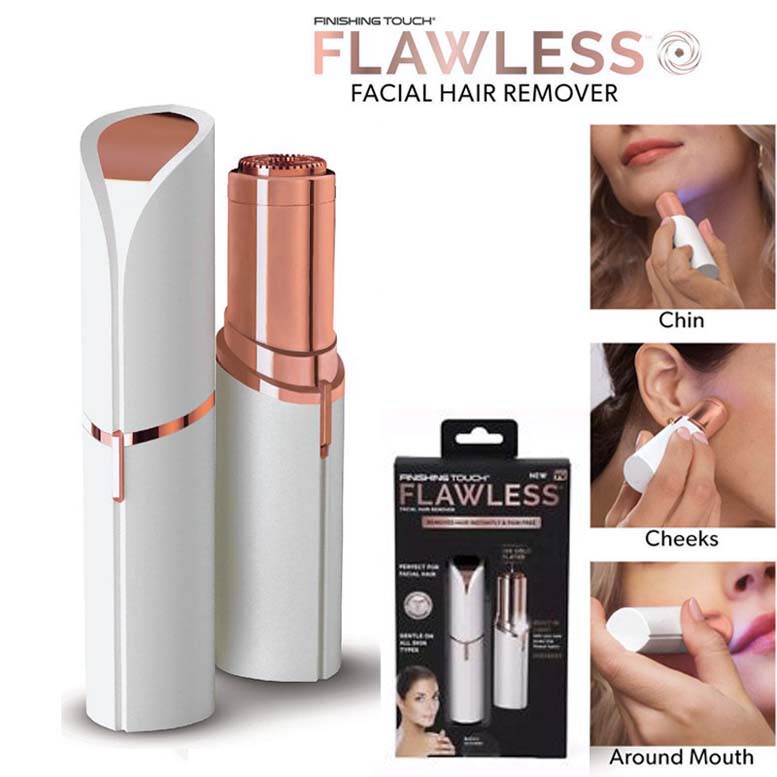 Máy tẩy lông mặt và toàn thân cầm tay tự động Flawless