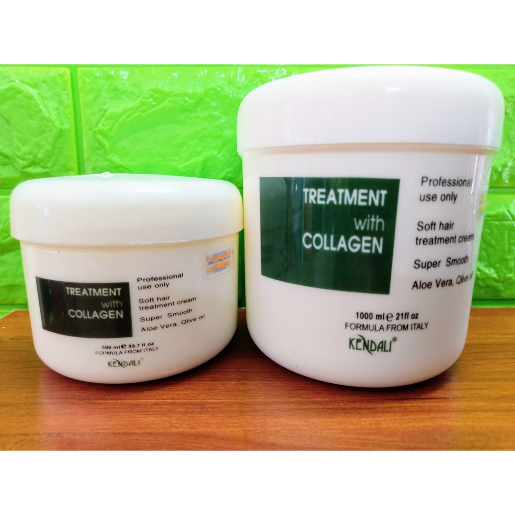 KEM HẤP DẦU Ủ TÓC ĐẶC TRỊ COLLAGEN KENDALI 500ml &1000ML