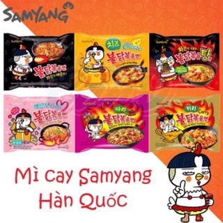 Mì gà cay Samyang Hàn Quốc đủ vị