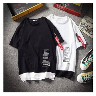 [Ảnh thật] Áo thun layer - áo thun tay lỡ cotton [ áo thun tay lỡ unisex nam nữ đều mặc được]