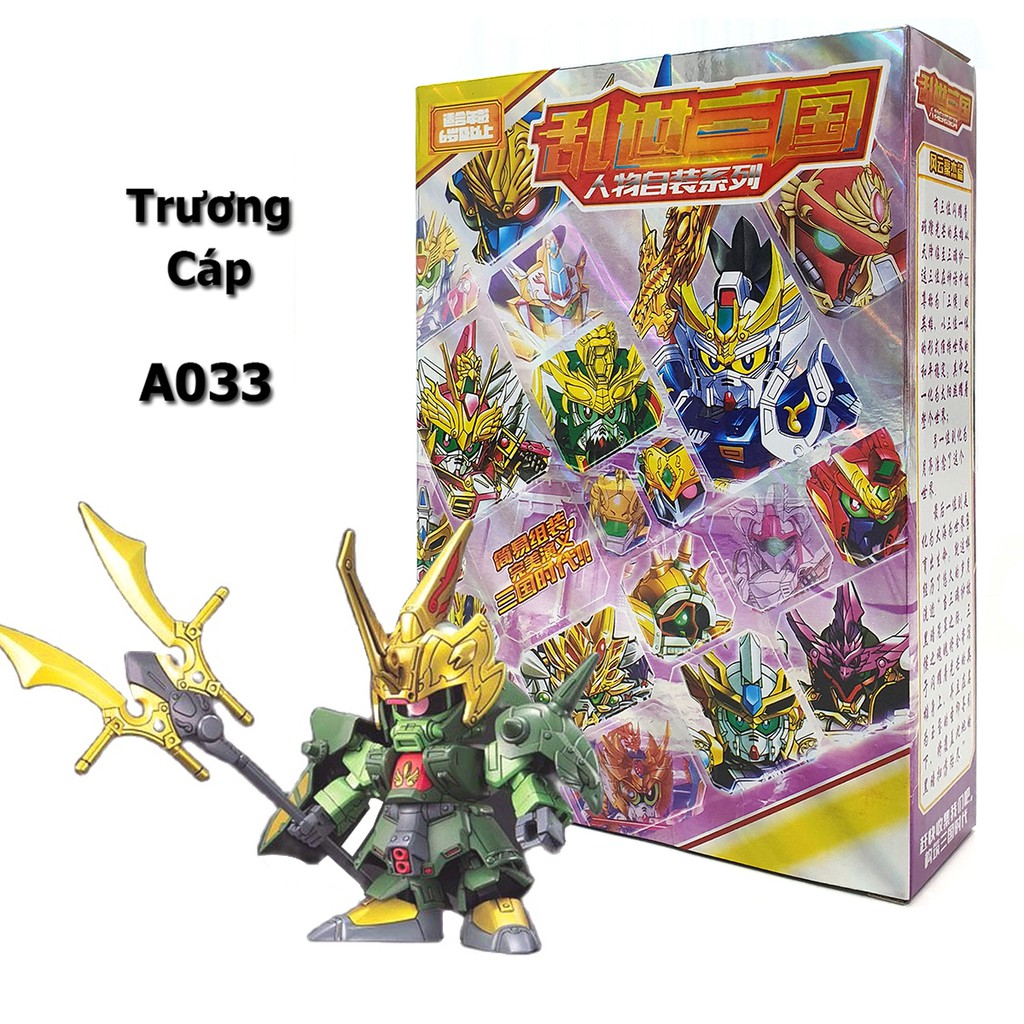 [Gundam Tam Quốc] Đồ chơi lắp ghép Gundam Trương Cáp A033 - Mô hình Lego SD BB Tam Quốc giá rẻ the three Kingdom 2019