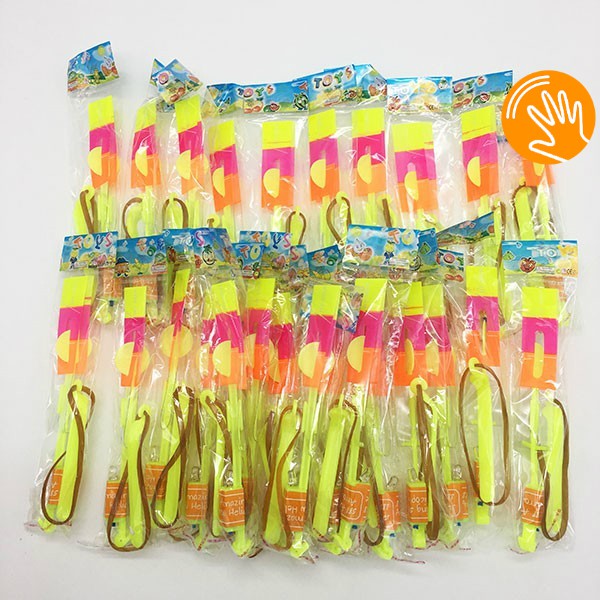 Đồ Chơi Ná Bắn Chong Chóng Xoay Có Đèn Led Bắn Bằng Thun [ĐỒ CHƠI TRẺ EM] quà tặng cho bé