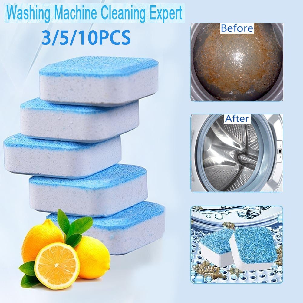 [Hộp 12] Viên Tẩy Sạch Lồng Máy Giặt.Chất Làm Máy Giặt Nhanh Chóng,Chất Tẩy Vệ Sinh Lồng máy giặt.