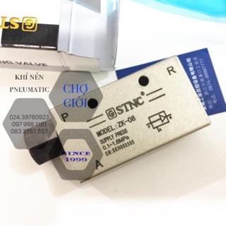 <HÀNG CAO CẤP> Van hút chân không khí nén ZK-8 STNC ren 1/4 inch