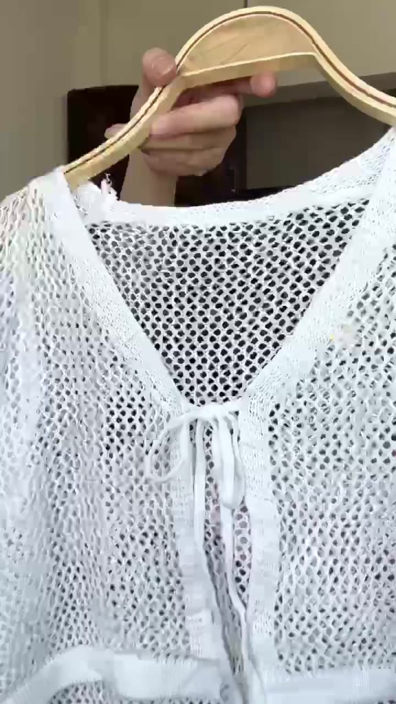 [L2M] Áo khoác Montoghi len lưới CÓ DÂY NƠ CỔ dáng lửng hàng Quảng Châu siêu xinh dễ phối đồ | BigBuy360 - bigbuy360.vn