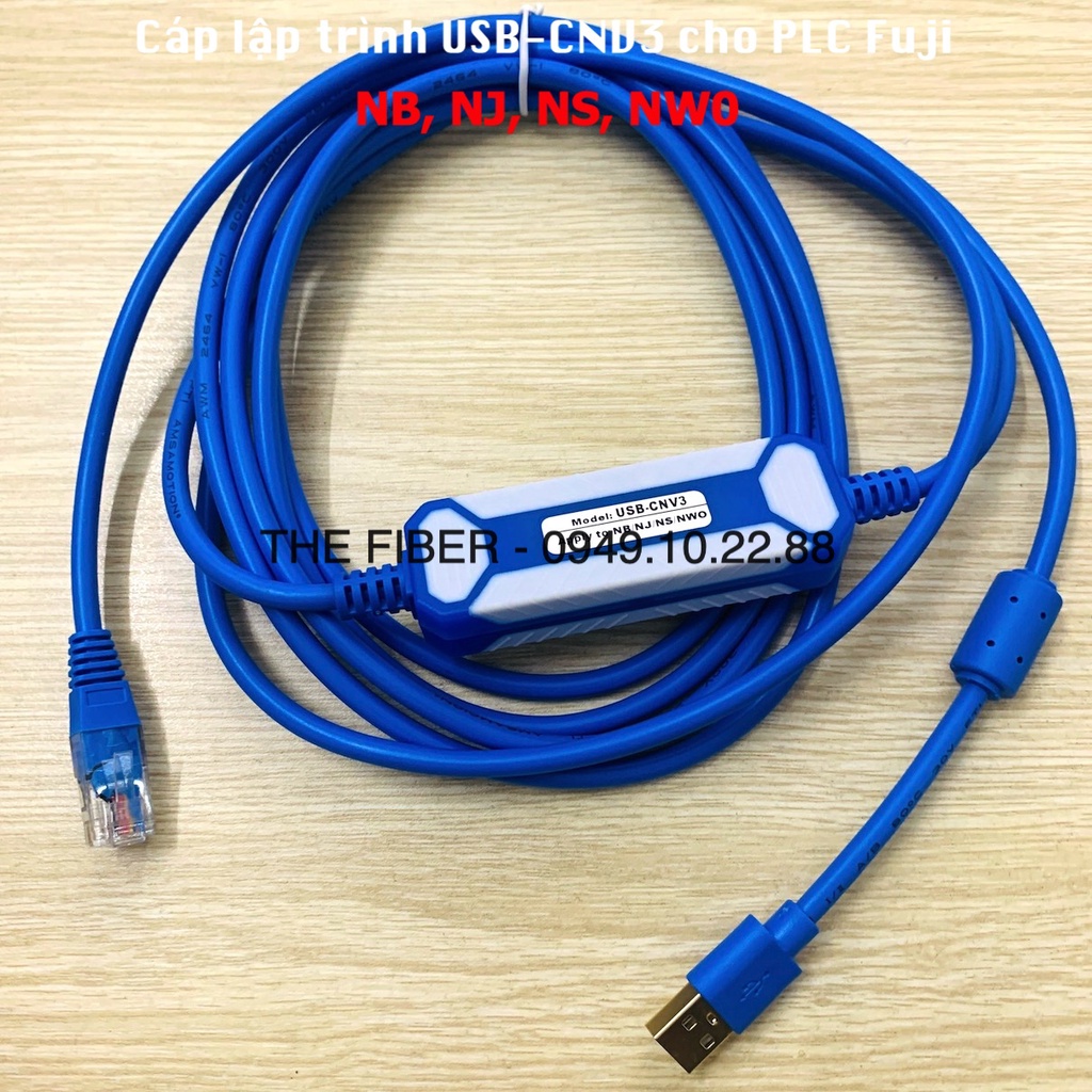 Cáp lập trình USB-CNV3 cho PLC Fuji NB NJ NS NW0