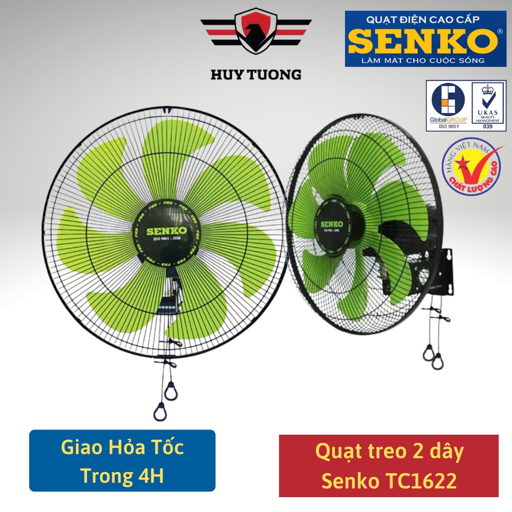 Quạt treo 2 dây mẫu mới F23 Senko TC1622( BH động cơ 1 năm ) - Huy Tưởng