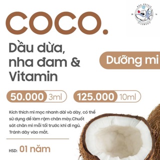 [Tặng serum] GELMI COCO - Mascara Dưỡng Mi