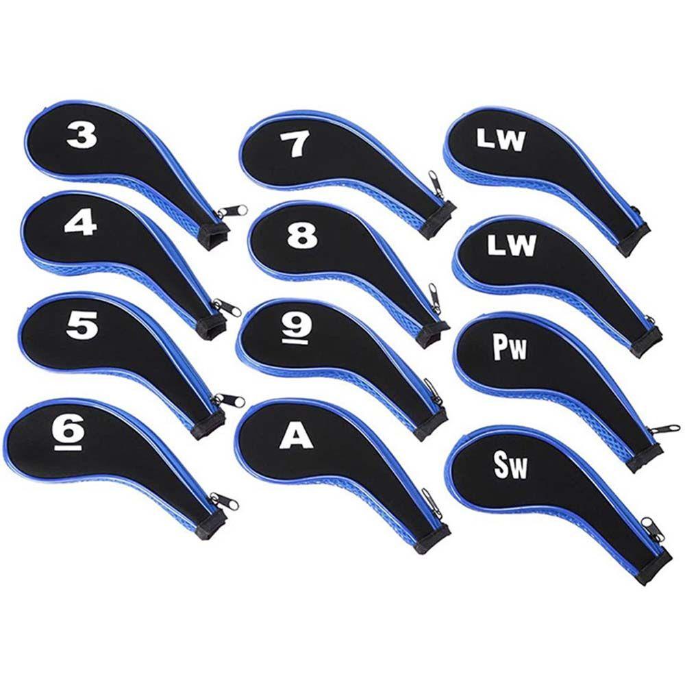 Bộ 12 Vỏ Bọc Bảo Vệ Đầu Gậy Đánh Golf Bằng Cao Su Neoprene Aron1 3-9P ,S ,A