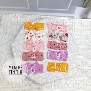 Turban nửa đầu - băng đô cho bé (6m trở lên)
