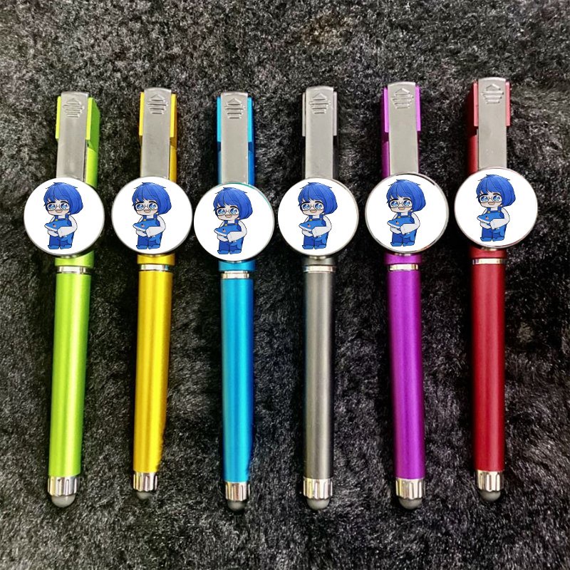 Bút cảm ứng huy hiệu in hình HERO TEAM ver ÔM THÚ Simmy Phong cận Siro Mr Vịt Sammy Đào Timmy Kairon Timy