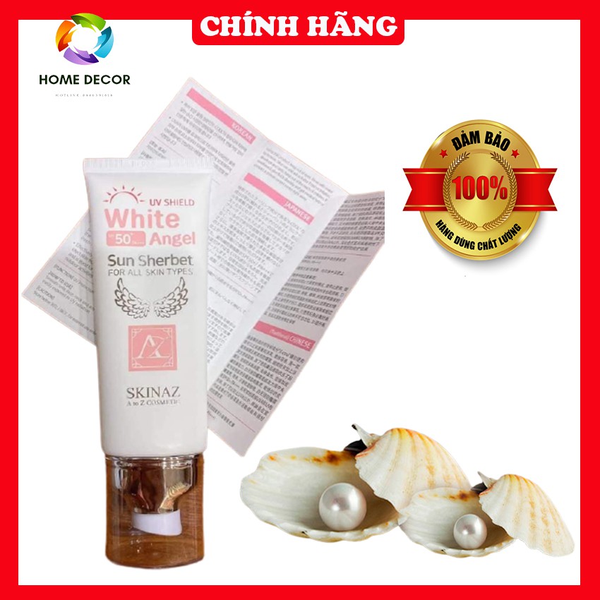 [Chính Hãng]Kem Chống Nắng White Angel Sun Sherbet Skinaz Hàn Quốc ,Kem Chống Năng Cao Cấp,Kem Chống Nắng Mẫu Mới 2020