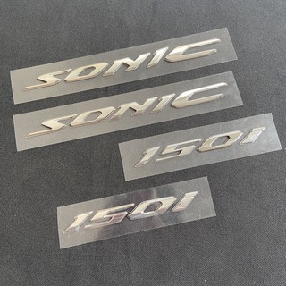 [CỰC RẺ]  BỘ TEM CHỮ LOGO NỔI HÀNG ZIN THEO XE CHO SONIC VÀ SỐ 150I