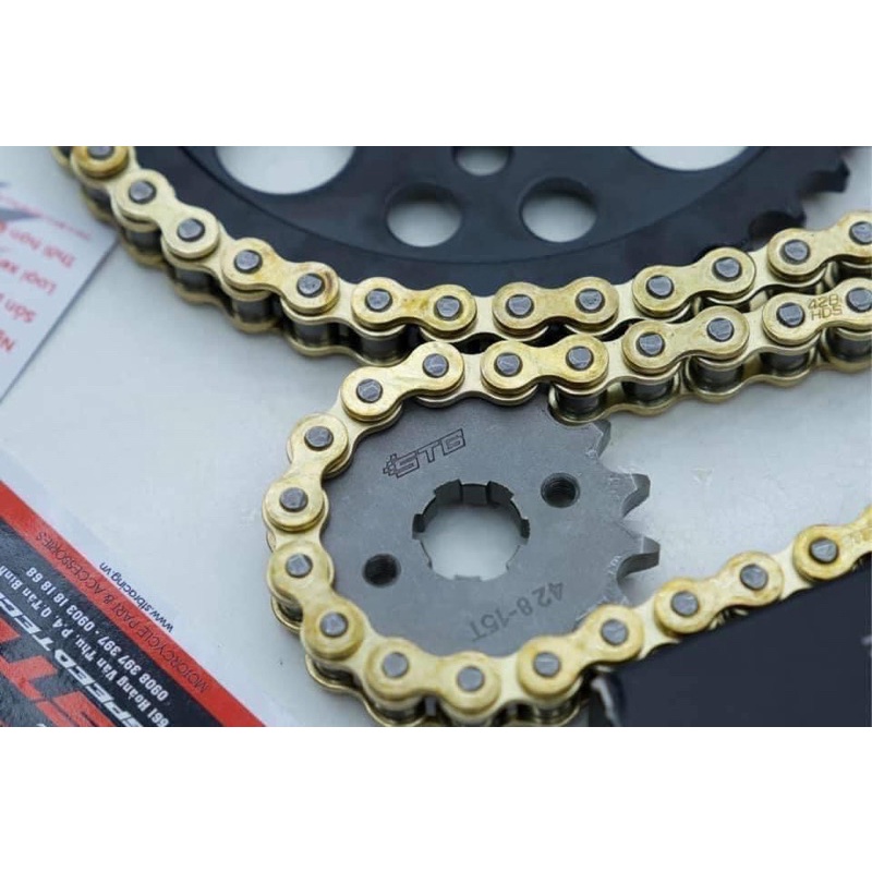 Combo Nhông Dĩa tải STB các dòng xe Winer , Sonic, Exciter 135,150 , Satria .. chính hãng