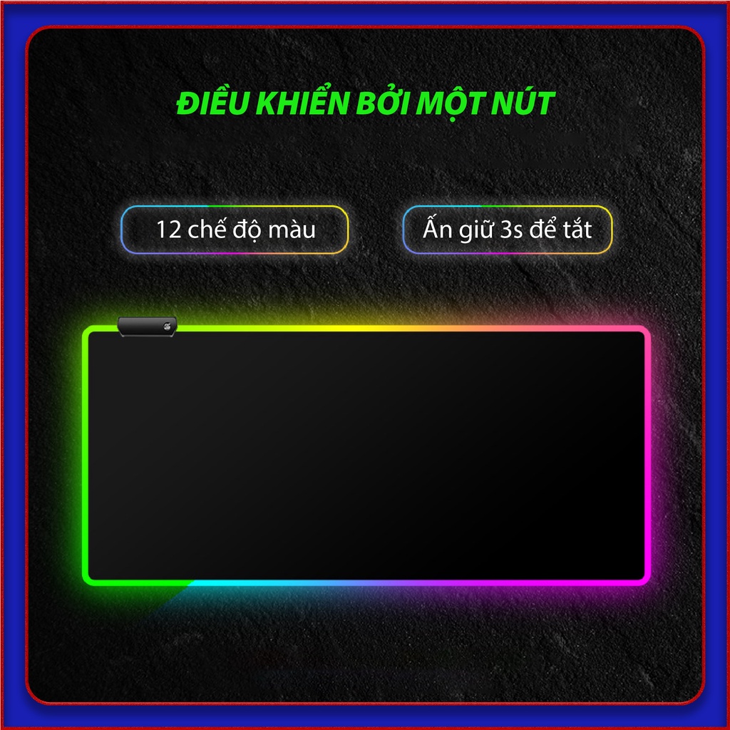 Bàn Di Chuột LED RGB, Bàn Di Chuột Có Đèn LED, Bàn Di Chuột Game, Bàn Di Chuột, Lót Chuột Khổ Lớn, Lót Chuột Game.