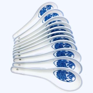 Bộ 10 cái muỗng sứ nhà cổ
