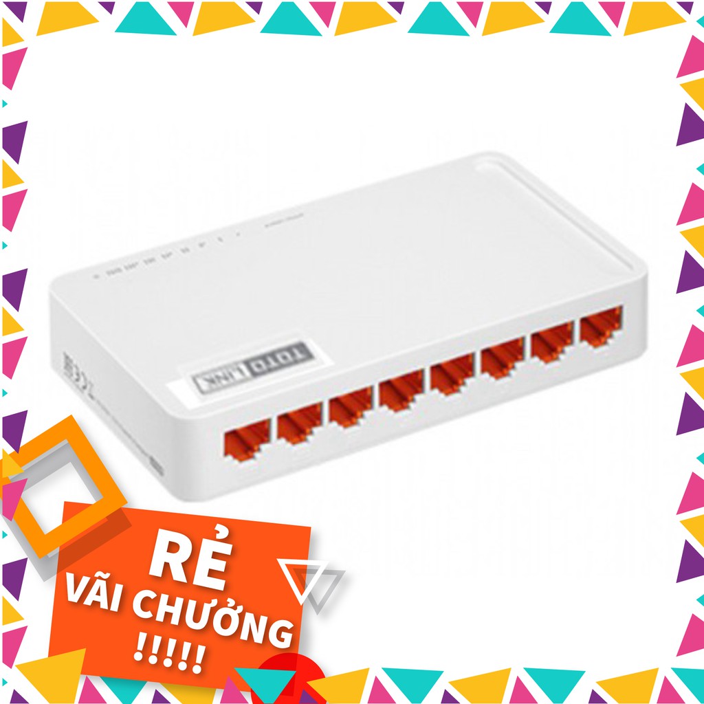 Switch chia mạng Giga 1000Mbps Totolink 5 Port, 8 Port Gigabit - Hàng chính hãng 100% - C