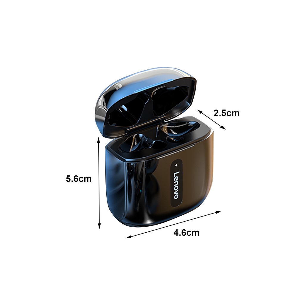 Set 2 Tai Nghe Nhét Tai Lenovo Xt83 Không Dây Tws Bluetooth 5.0 Âm Thanh Stereo Điều Khiển Cảm Ứng