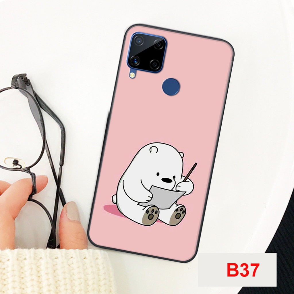 ÔP LƯNG OPPO REALME C11/C12/C15 HÌNH CHÚ GẤU BEER CỰC HOT 2021