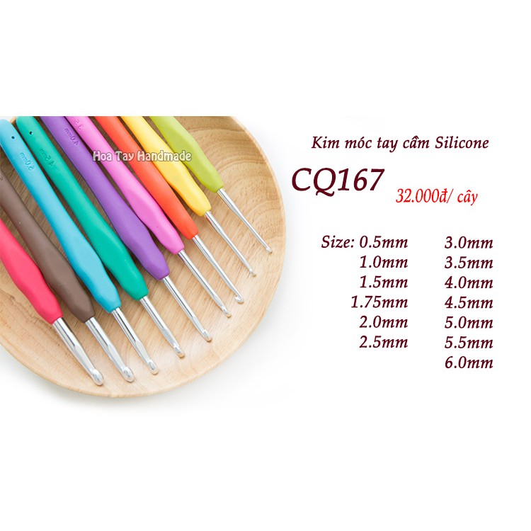 Kim móc tay cầm Silicone CQ167