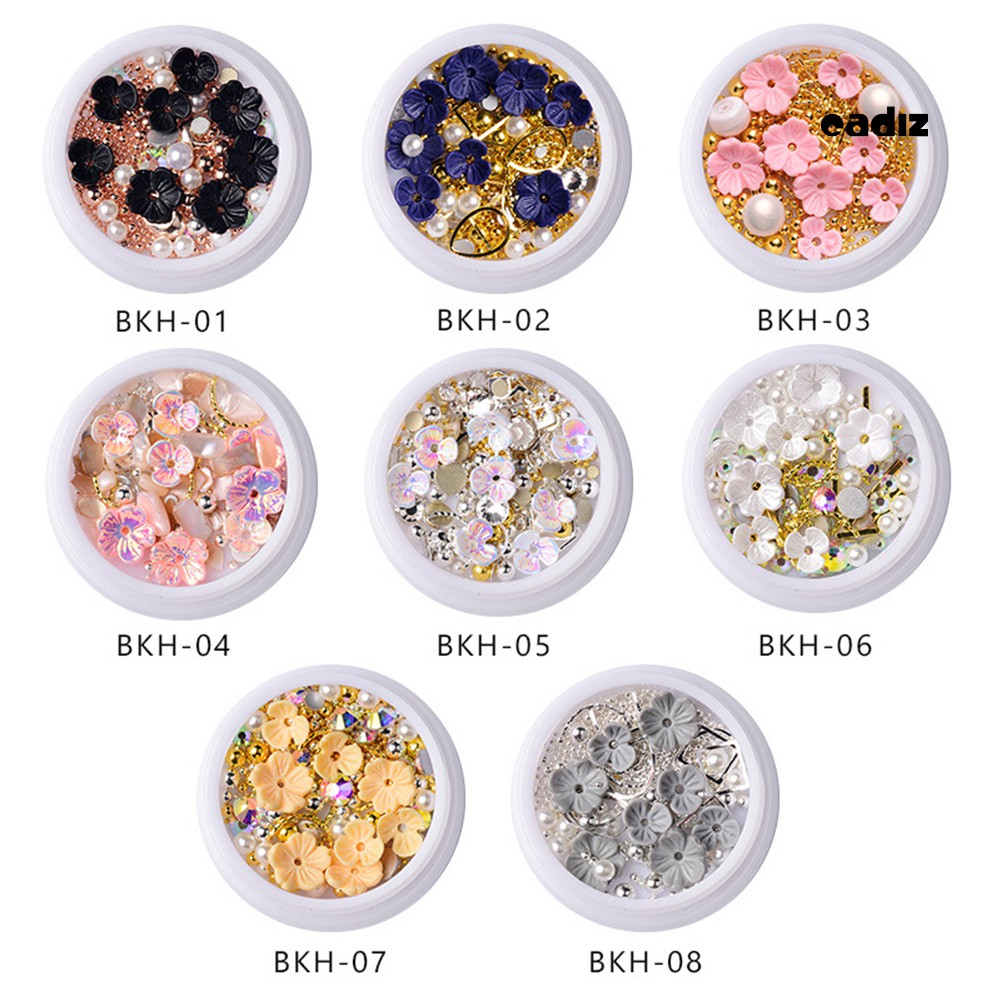 [Hàng mới về] Hộp Phụ Kiện 3D Trang Trí Móng Tay