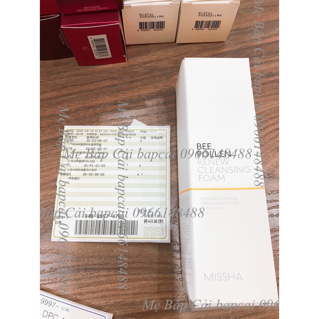 MBC Dòng phục hồi và chống lão hóa da khô từ keo ong MISSHA BEE POLLEN RENEW