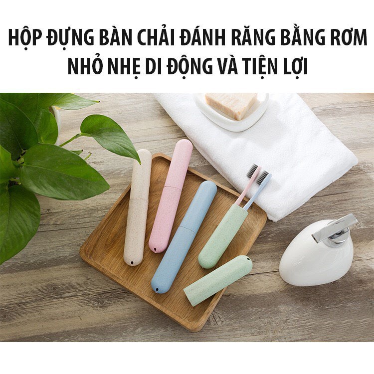 Hộp Đựng Bàn Chải Đánh Răng Bằng Lúa Mạch Tiện Ích Du Lịch 88132 TỔNG KHO SỈ 88